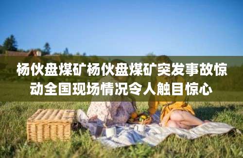 杨伙盘煤矿杨伙盘煤矿突发事故惊动全国现场情况令人触目惊心