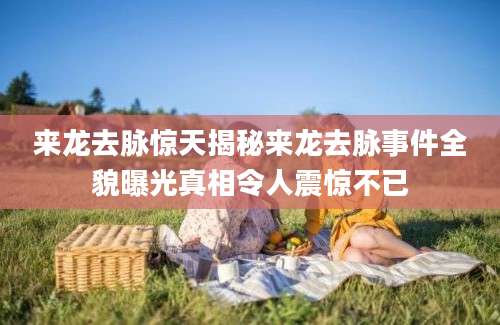 来龙去脉惊天揭秘来龙去脉事件全貌曝光真相令人震惊不已