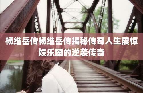 杨维岳传杨维岳传揭秘传奇人生震惊娱乐圈的逆袭传奇